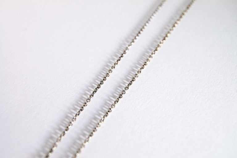 Dainty Trace Link Sterling Silver Chain (1mm)