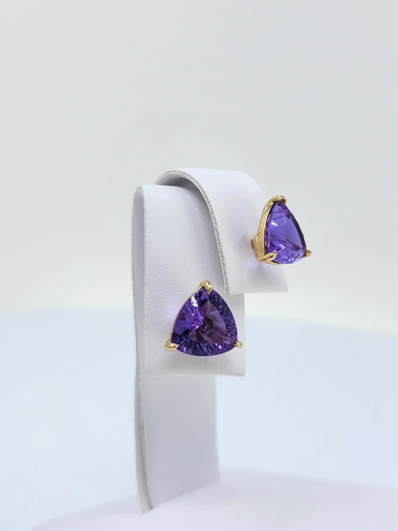 Royal Amethyst Studs
