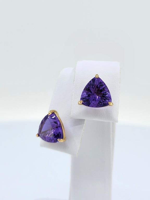Royal Amethyst Studs