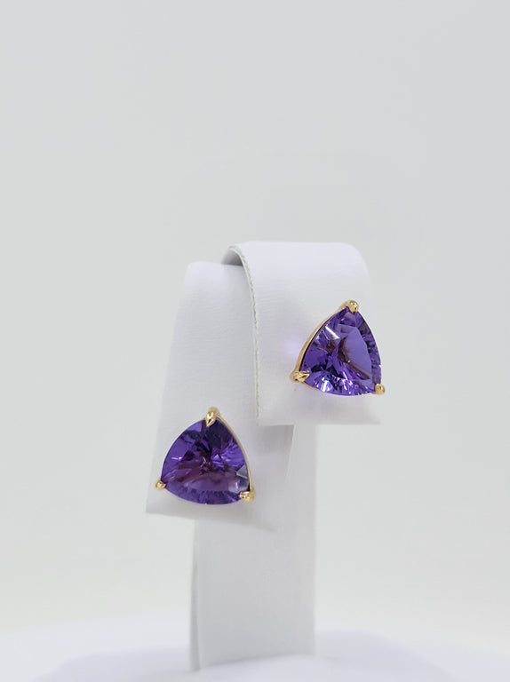 Royal Amethyst Studs