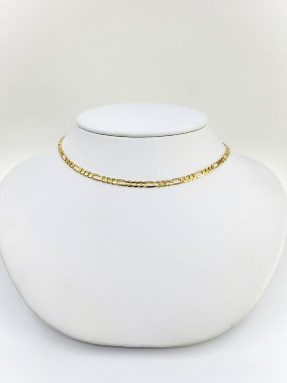 Figaro 14K Yellow Gold Chain (2.9mm)