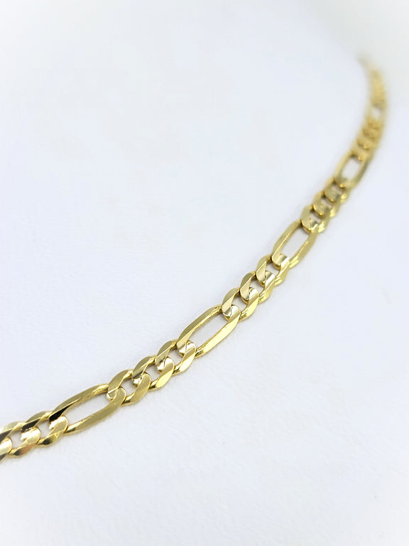 Figaro 14K Yellow Gold Chain (2.9mm)