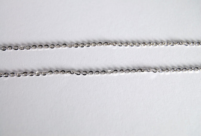 Dainty Trace Link Sterling Silver Chain (1.4mm)