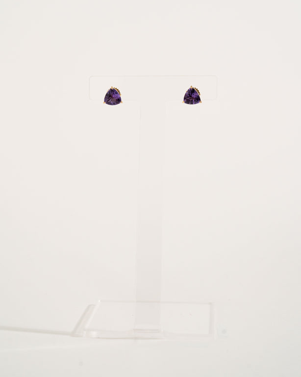 Royal Amethyst Studs