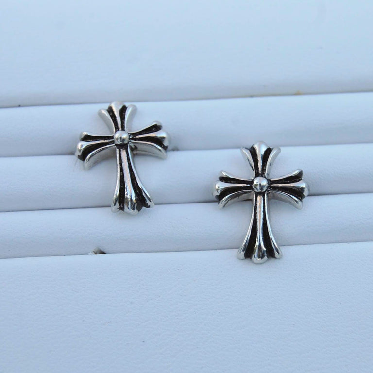 French Cross Studs