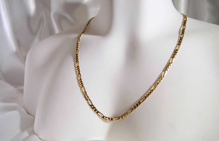 Figaro 14K Yellow Gold Chain (4.8mm)